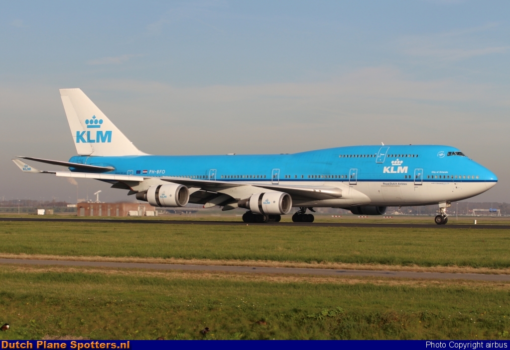 PH-BFO Boeing 747-400 KLM Royal Dutch Airlines by airbus