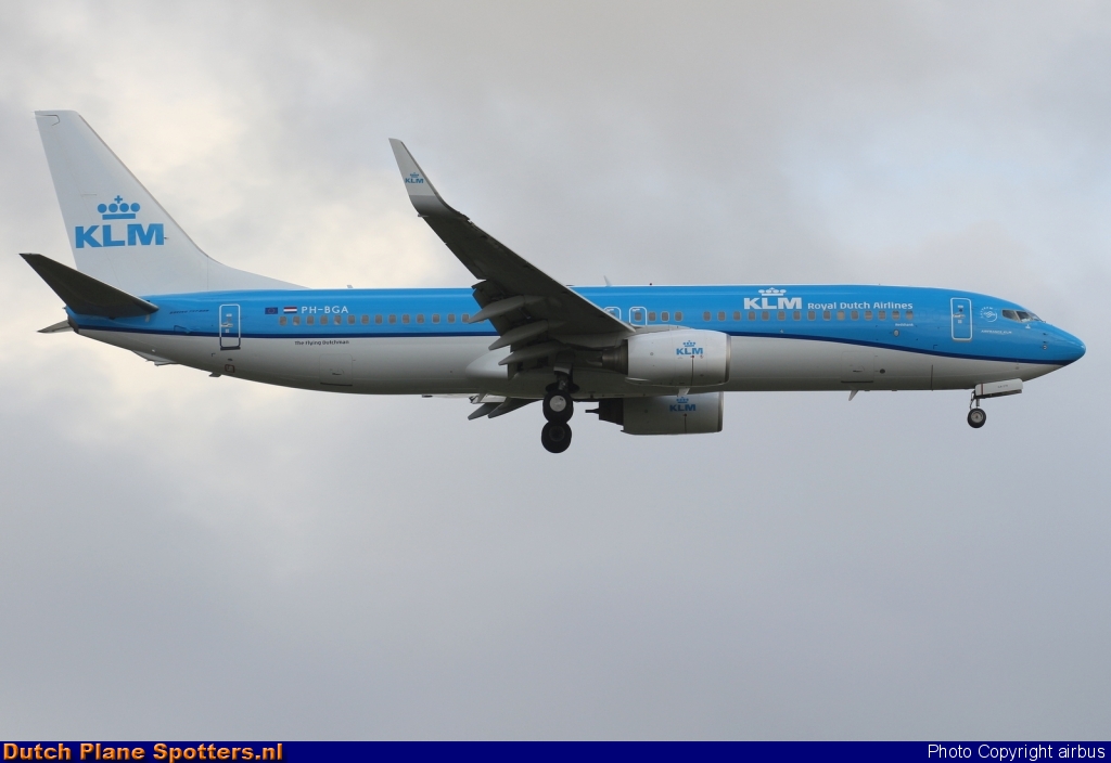 PH-BGA Boeing 737-800 KLM Royal Dutch Airlines by airbus