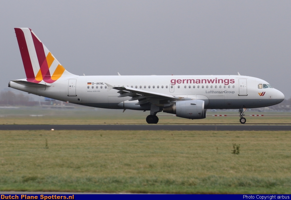 D-AKNL Airbus A319 Germanwings by airbus