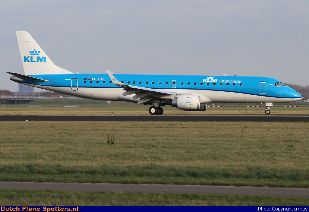 PH-EXF Embraer 190 KLM Cityhopper by airbus