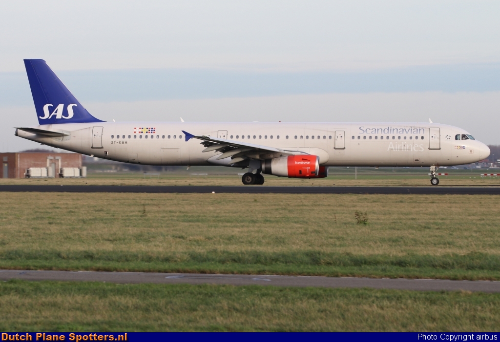 OY-KBH Airbus A321 SAS Scandinavian Airlines by airbus