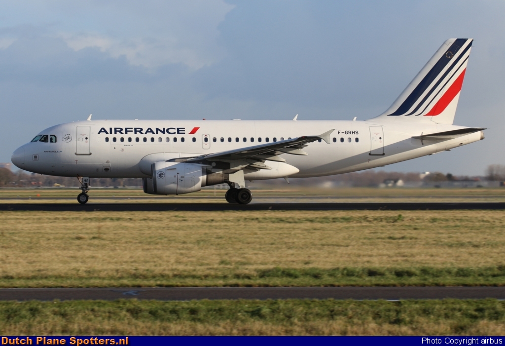 F-GRHS Airbus A319 Air France by airbus