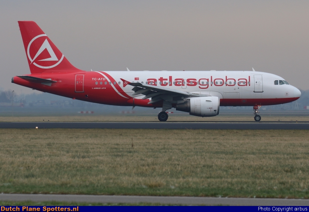 TC-ATD Airbus A319 AtlasGlobal by airbus