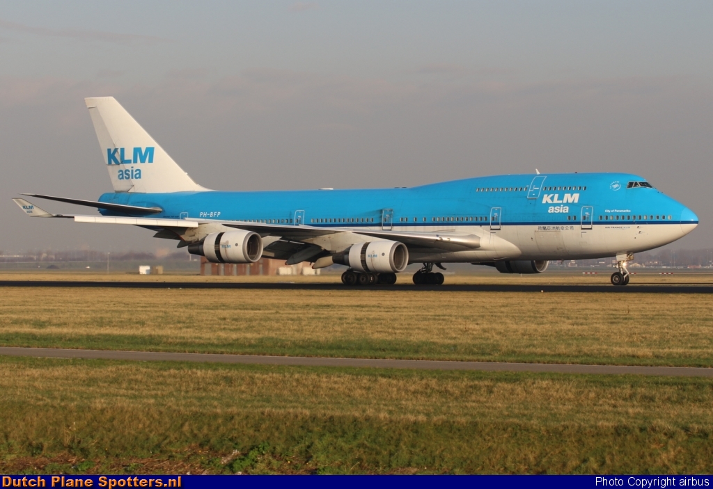 PH-BFP Boeing 747-400 KLM Asia by airbus