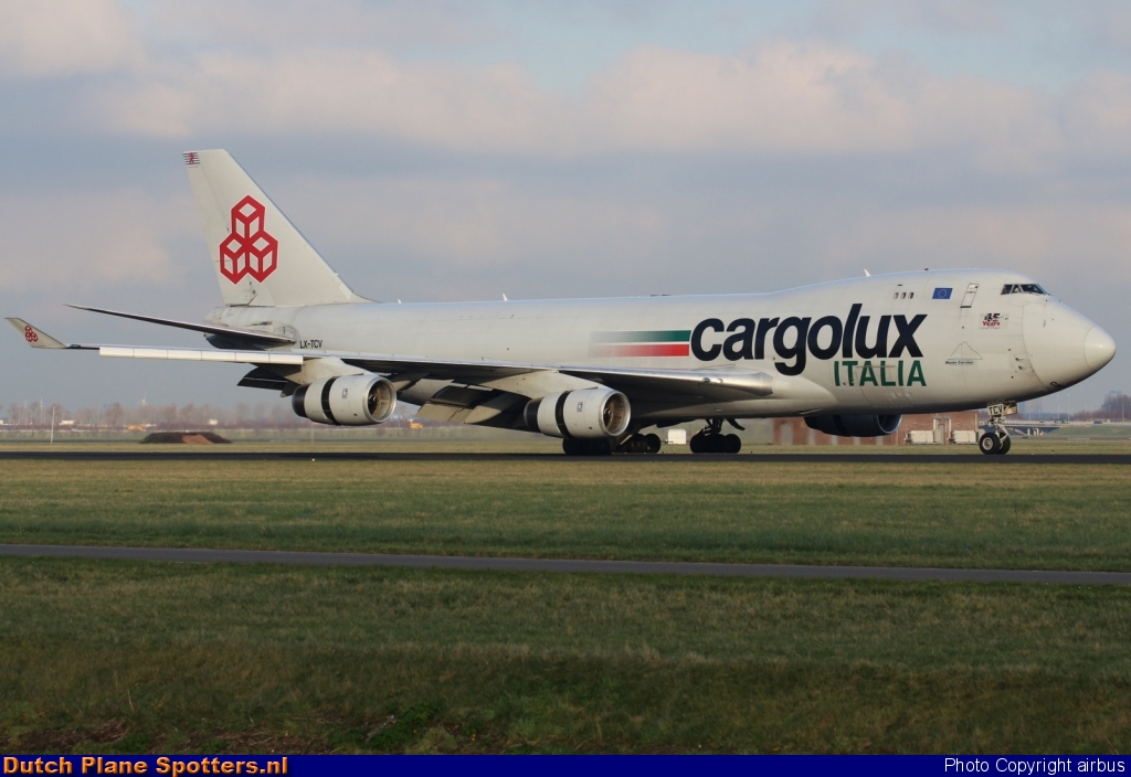 LX-TCV Boeing 747-400 Cargolux by airbus