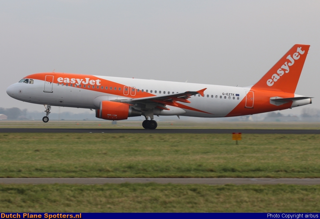G-EZTK Airbus A320 easyJet by airbus