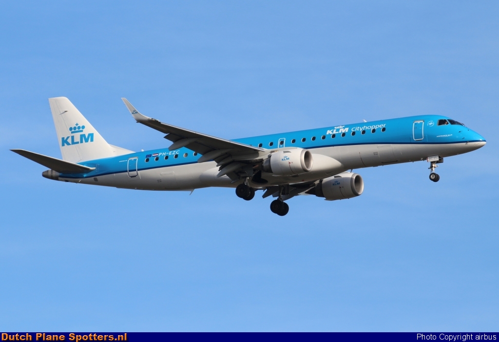 PH-EZC Embraer 190 KLM Cityhopper by airbus