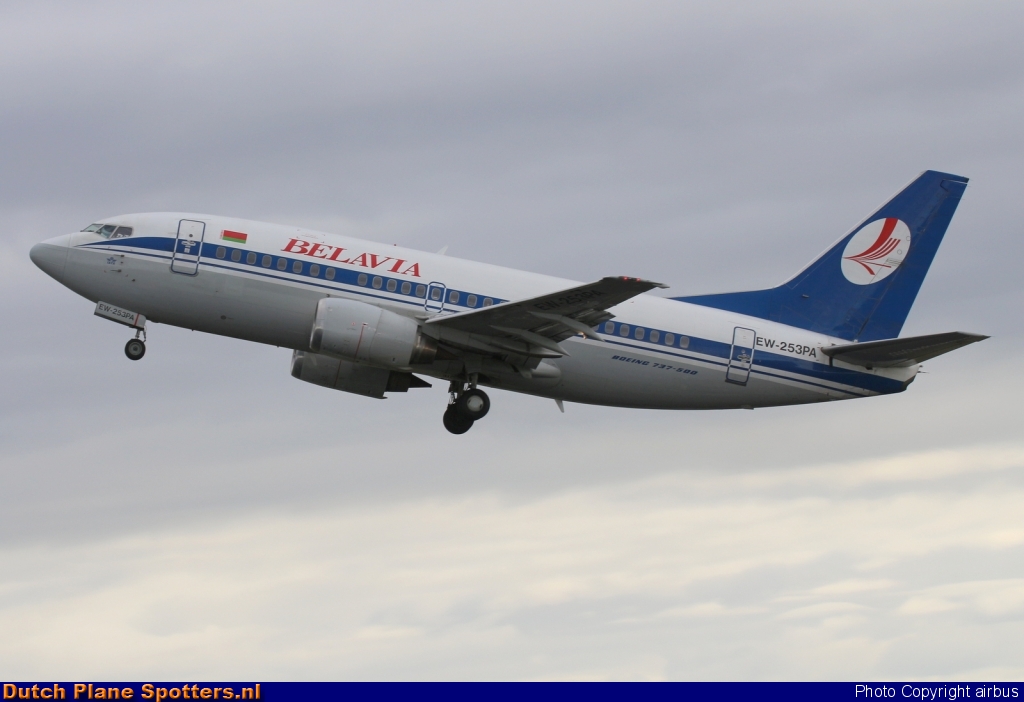 EW-253PA Boeing 737-500 Belavia Belarusian Airlines by airbus