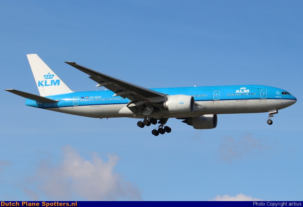 PH-BQE Boeing 777-200 KLM Royal Dutch Airlines by airbus