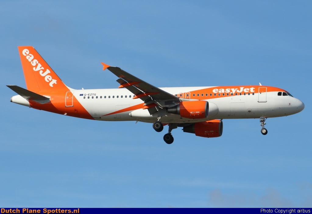 G-EZTG Airbus A320 easyJet by airbus