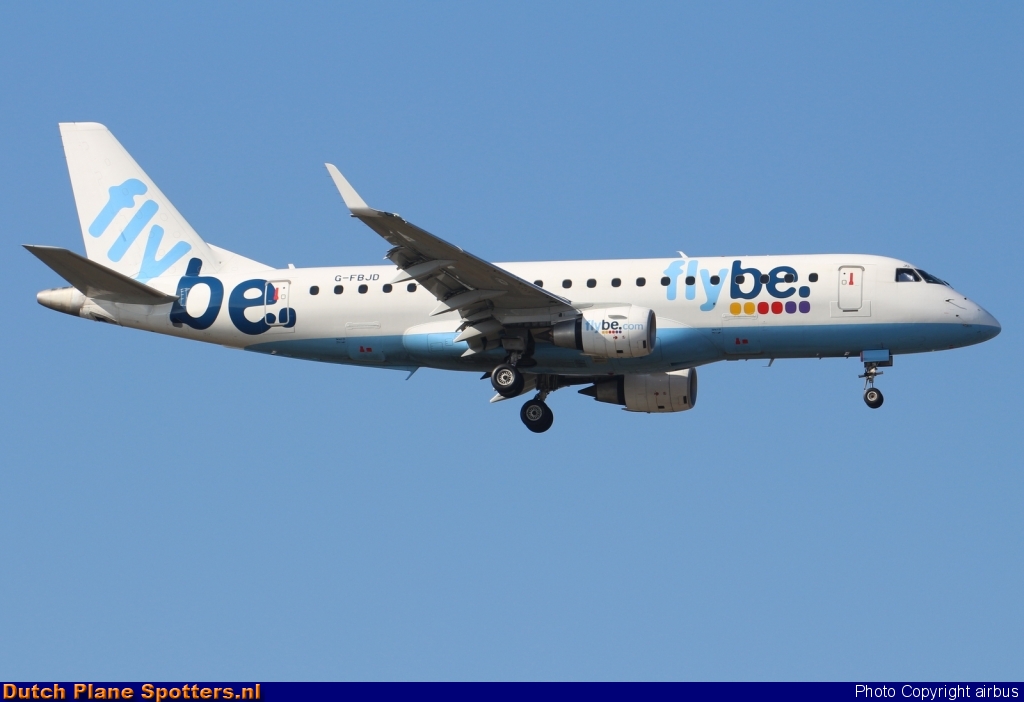 G-FBJD Embraer 175 Flybe by airbus