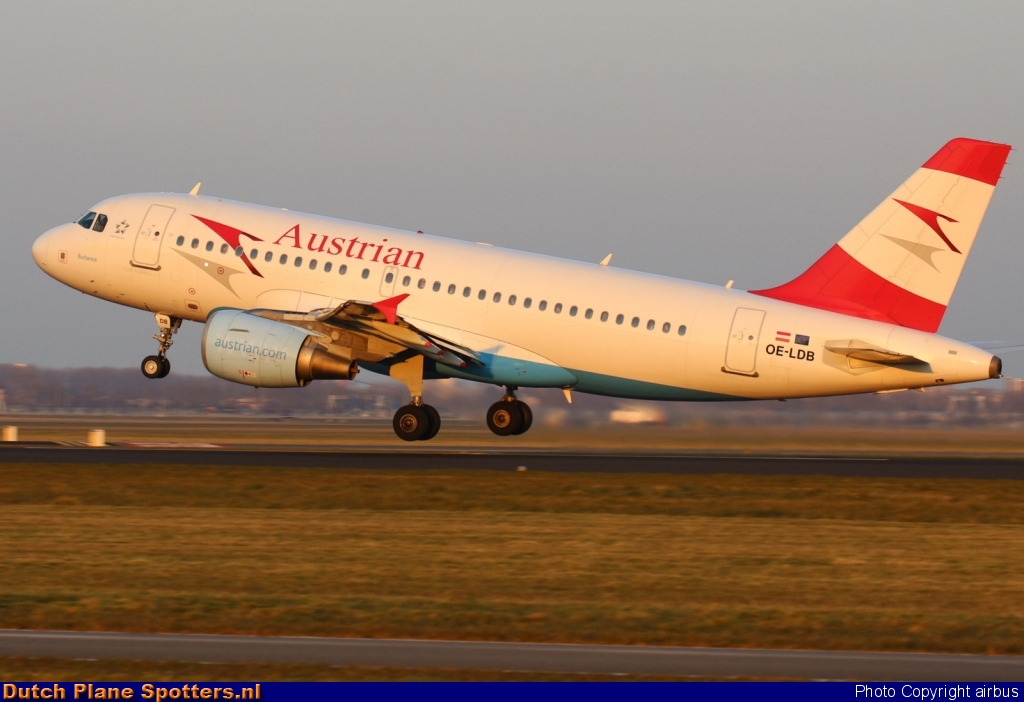 OE-LDB Airbus A319 Austrian Airlines by airbus