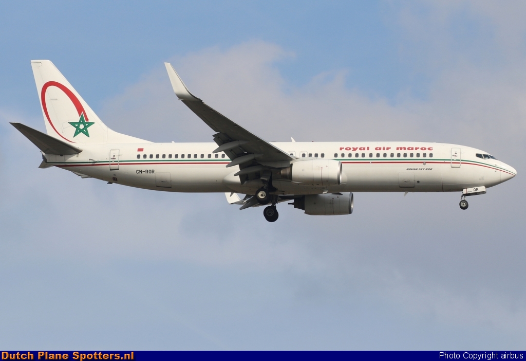 CN-ROR Boeing 737-800 Royal Air Maroc by airbus
