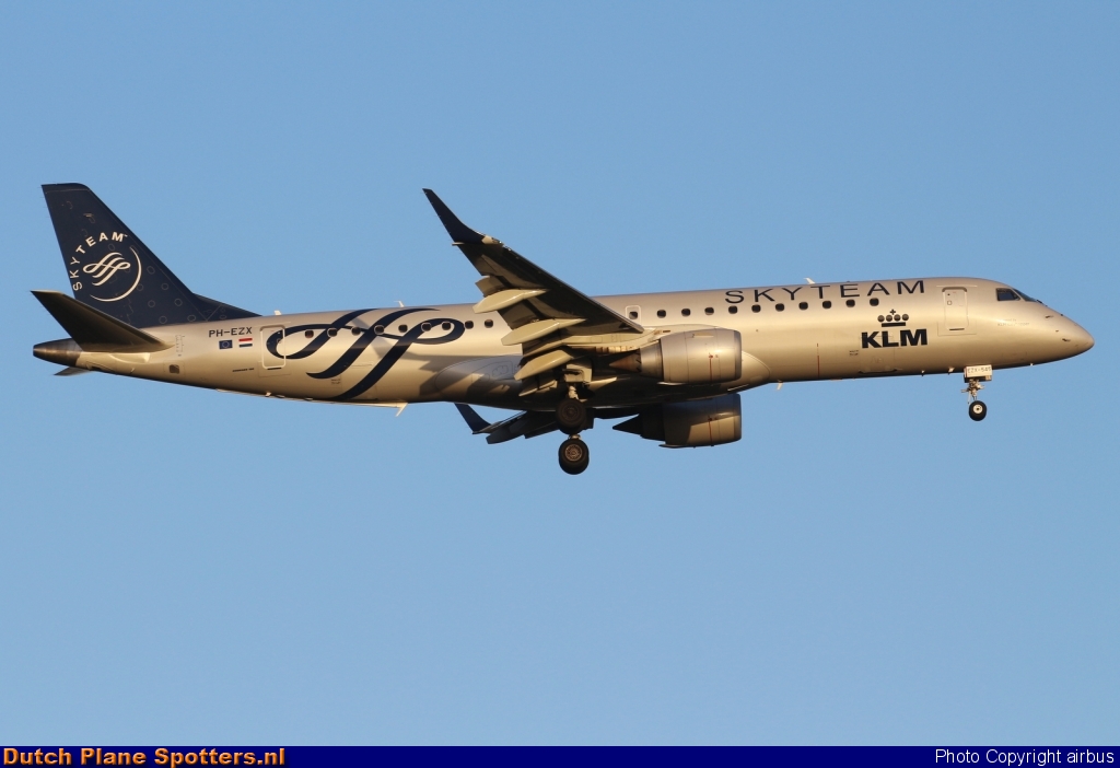 PH-EZX Embraer 190 KLM Cityhopper by airbus