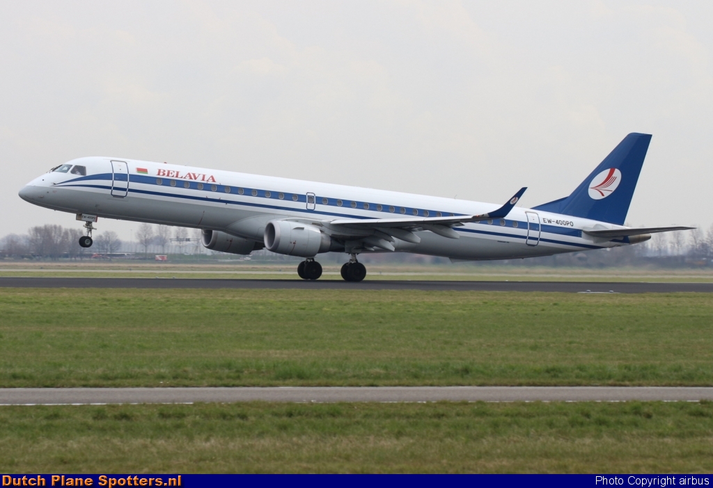 EW-400PO Embraer 195 Belavia Belarusian Airlines by airbus