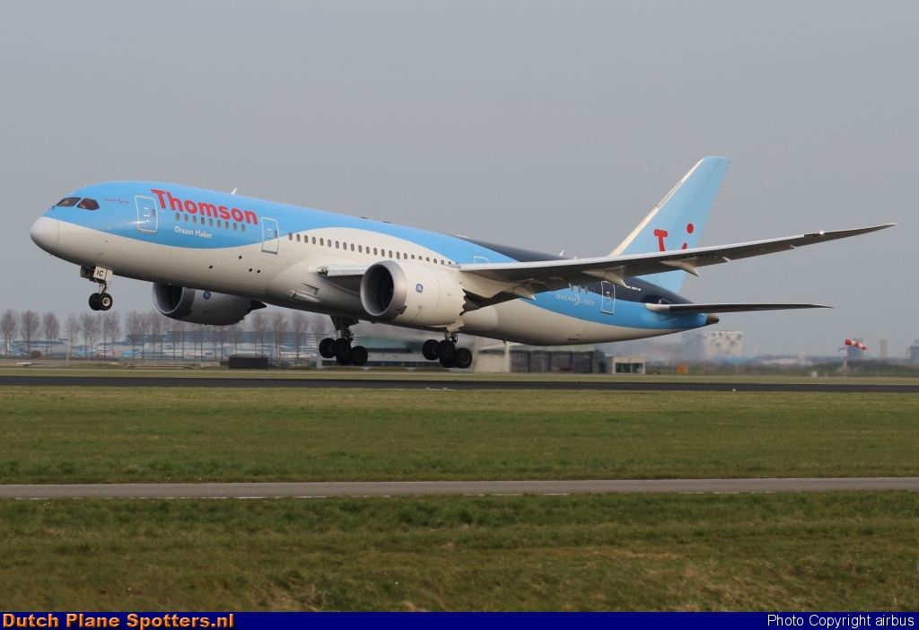 G-TUIC Boeing 787-8 Dreamliner Thomsonfly by airbus