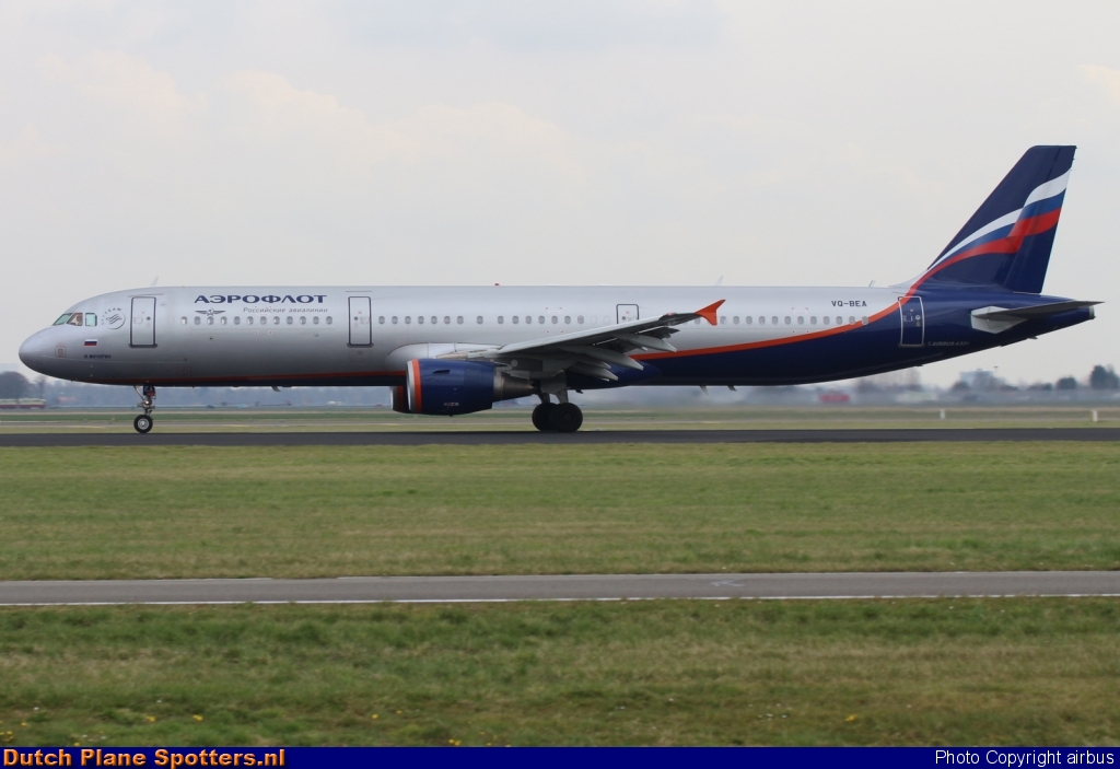 VQ-BEA Airbus A321 Aeroflot - Russian Airlines by airbus