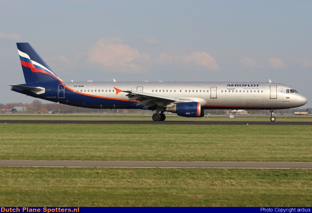 VQ-BHM Airbus A321 Aeroflot - Russian Airlines by airbus