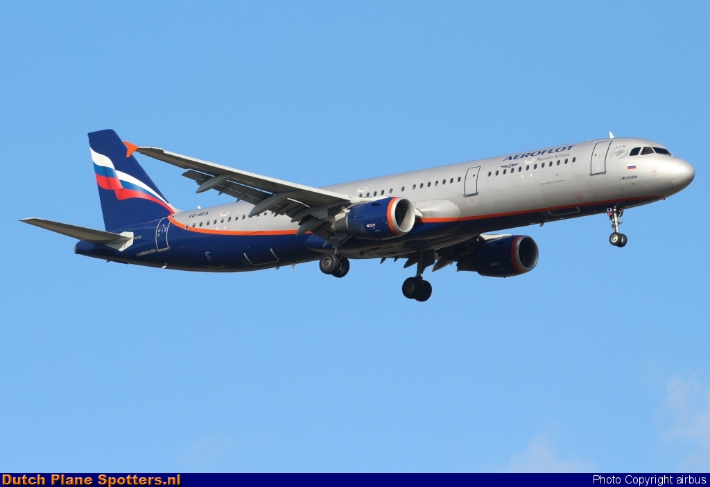 VQ-BEA Airbus A321 Aeroflot - Russian Airlines by airbus