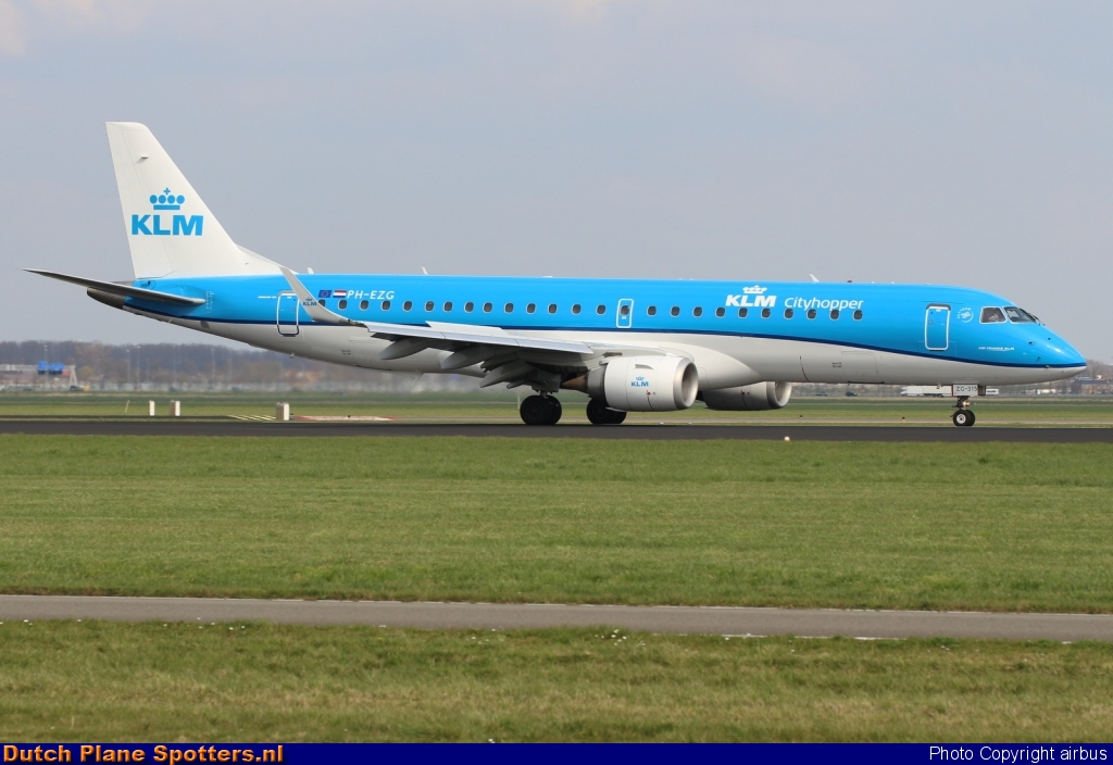 PH-EZG Embraer 190 KLM Cityhopper by airbus