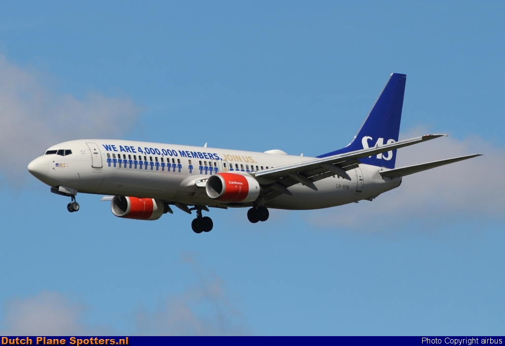 LN-RPN Boeing 737-800 SAS Scandinavian Airlines by airbus