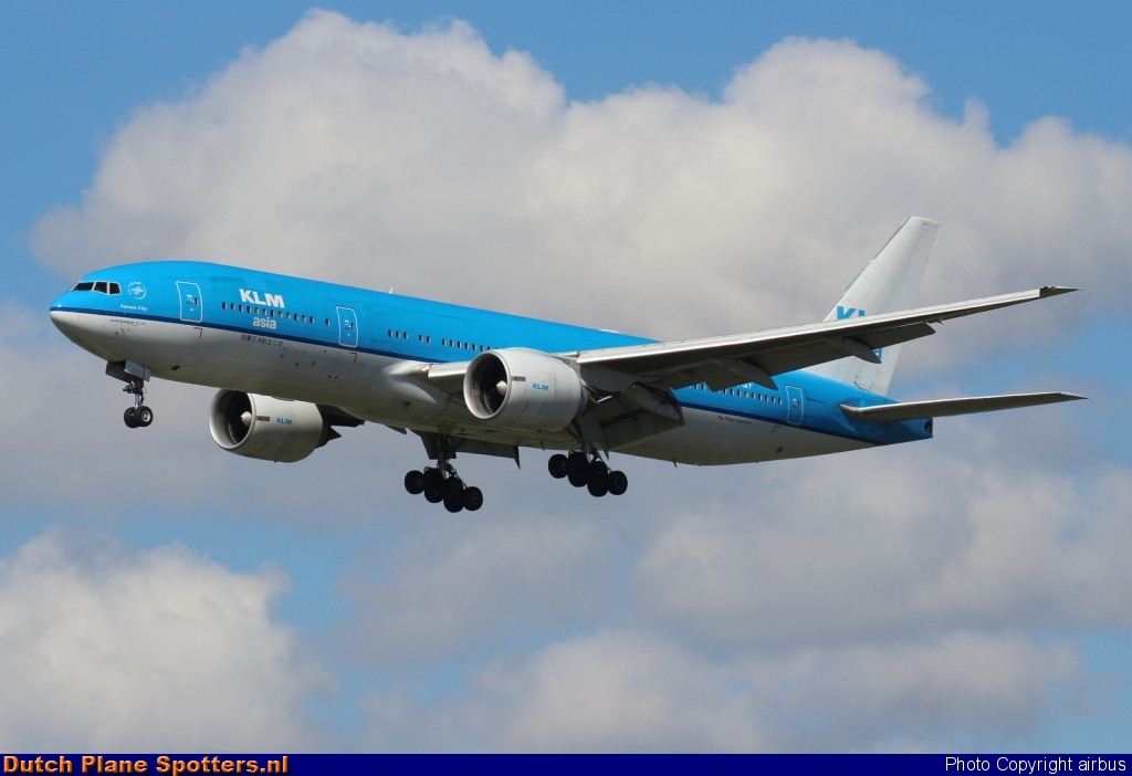 PH-BQF Boeing 777-200 KLM Asia by airbus