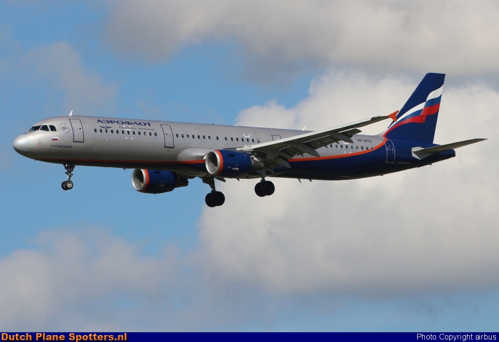 VP-BTG Airbus A321 Aeroflot - Russian Airlines by airbus