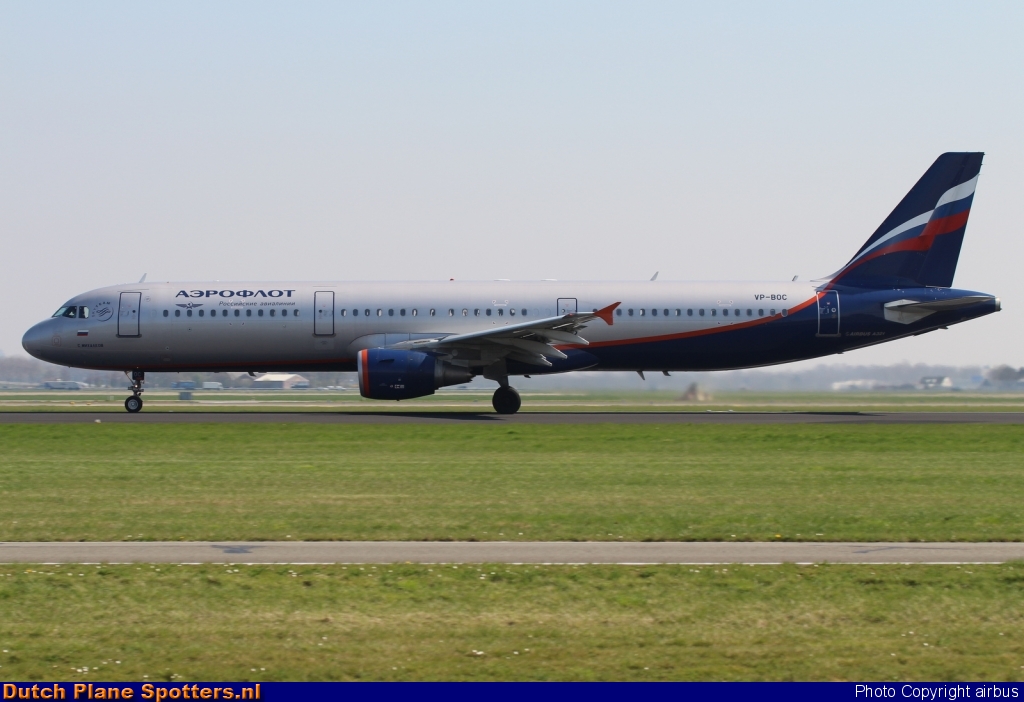 VP-BOC Airbus A321 Aeroflot - Russian Airlines by airbus