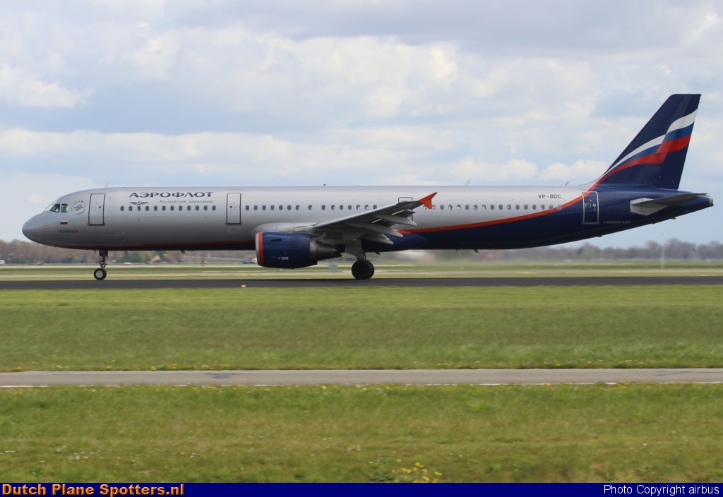 VP-BDC Airbus A321 Aeroflot - Russian Airlines by airbus