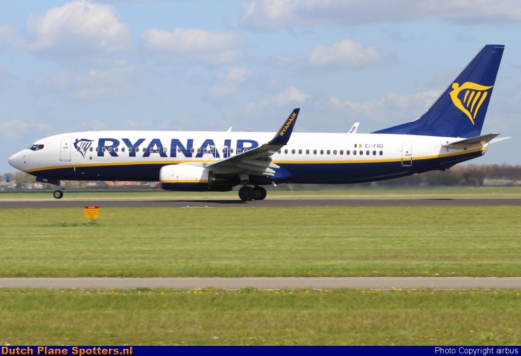 EI-FRD Boeing 737-800 Ryanair by airbus