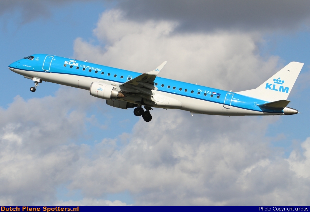 PH-EZK Embraer 190 KLM Cityhopper by airbus