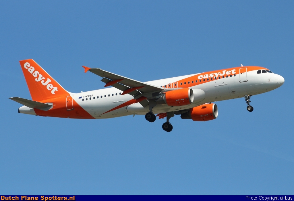 G-EZTF Airbus A320 easyJet by airbus