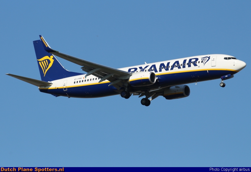 EI-FRK Boeing 737-800 Ryanair by airbus