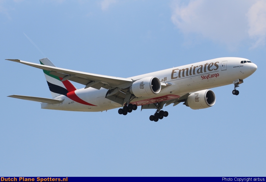 A6-EFG Boeing 777-F Emirates Sky Cargo by airbus