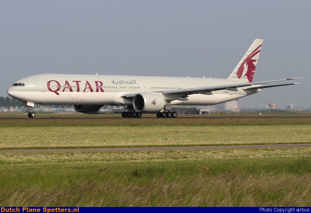 A7-BAU Boeing 777-300 Qatar Airways by airbus