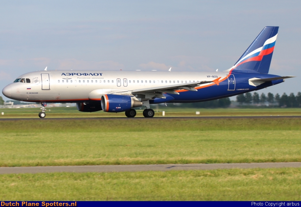 VP-BZQ Airbus A320 Aeroflot - Russian Airlines by airbus