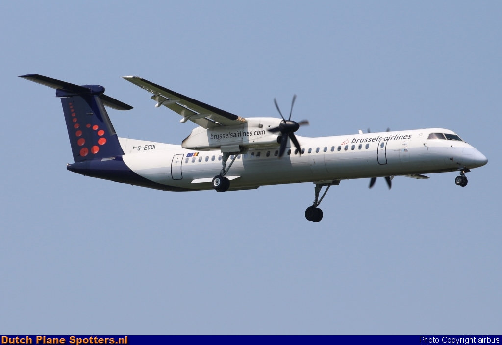G-ECOI Bombardier Dash 8-Q400 Flybe (Brussels Airlines) by airbus