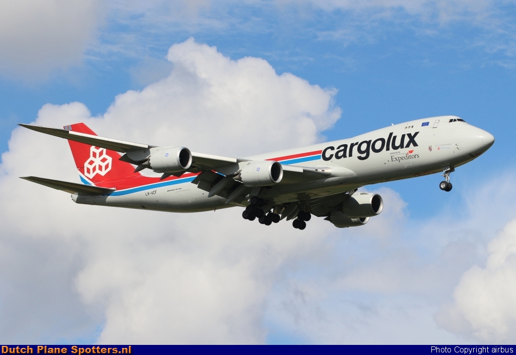 LX-VCF Boeing 747-8 Cargolux by airbus