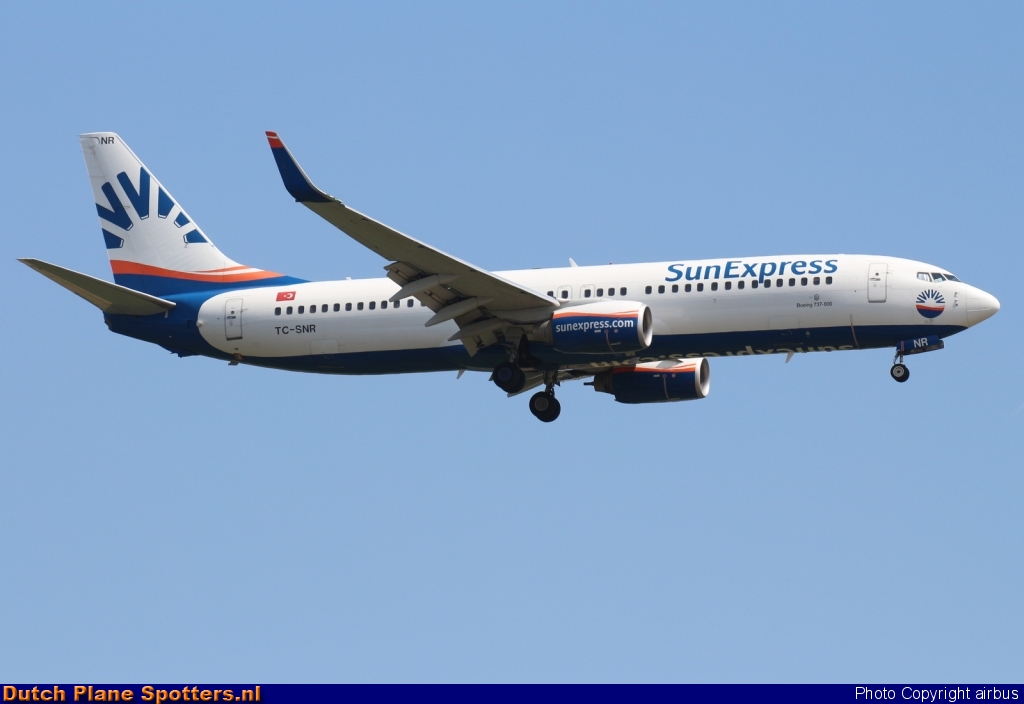 TC-SNR Boeing 737-800 SunExpress by airbus