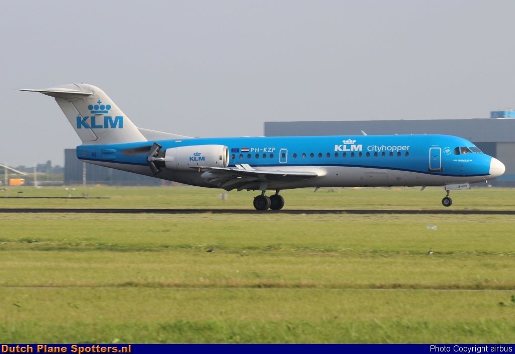 PH-KZP Fokker 70 KLM Cityhopper by airbus