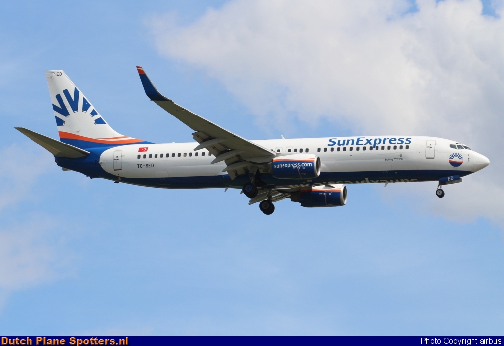 TC-SED Boeing 737-800 SunExpress by airbus
