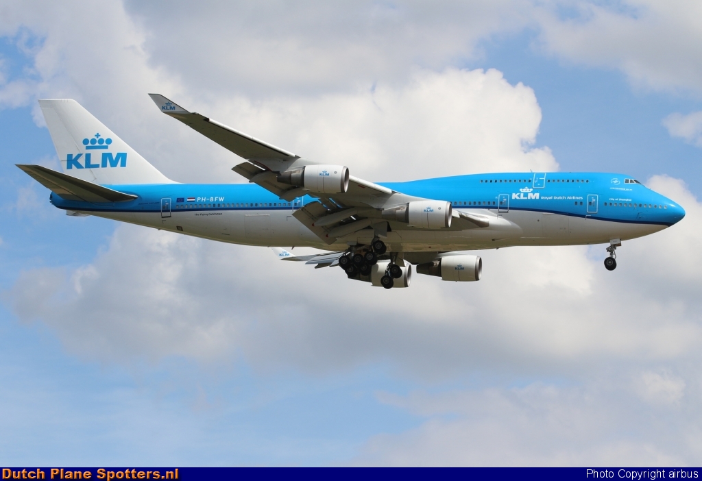 PH-BFW Boeing 747-400 KLM Royal Dutch Airlines by airbus