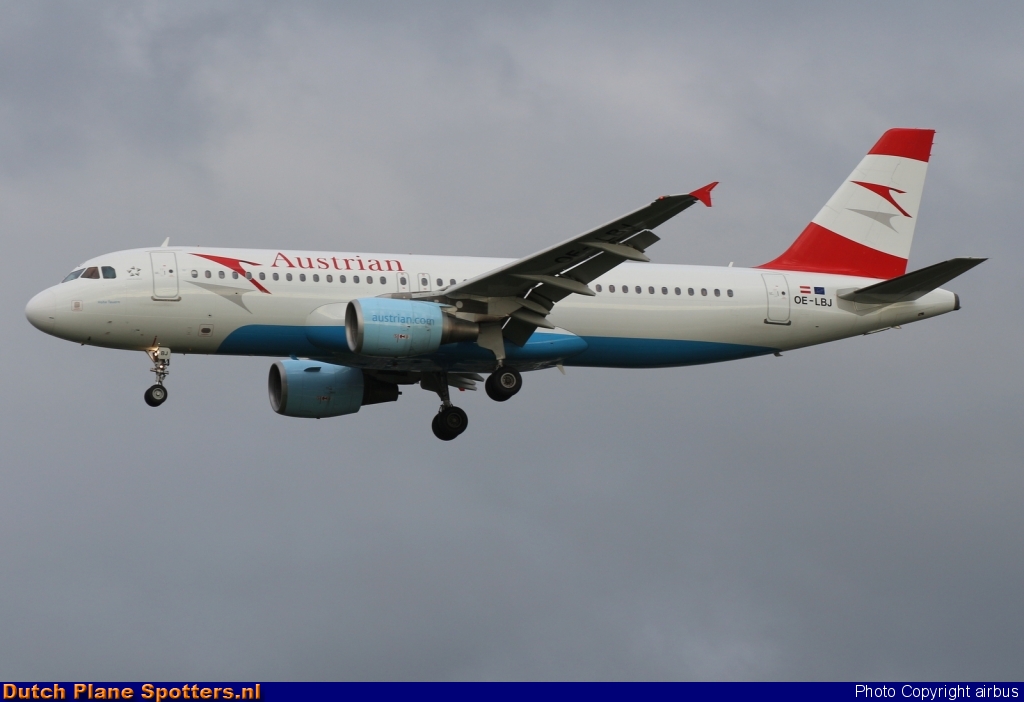 OE-LBJ Airbus A320 Austrian Airlines by airbus