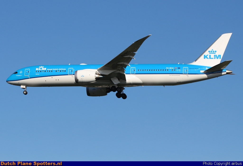 PH-BHG Boeing 787-9 Dreamliner KLM Royal Dutch Airlines by airbus