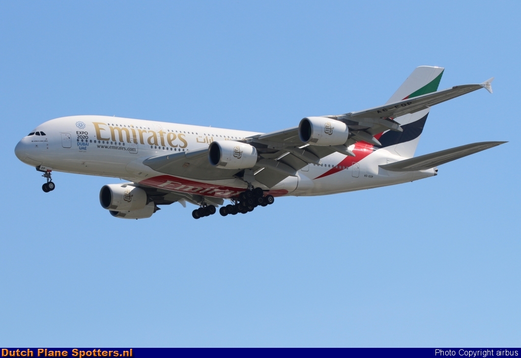 A6-EOP Airbus A380-800 Emirates by airbus