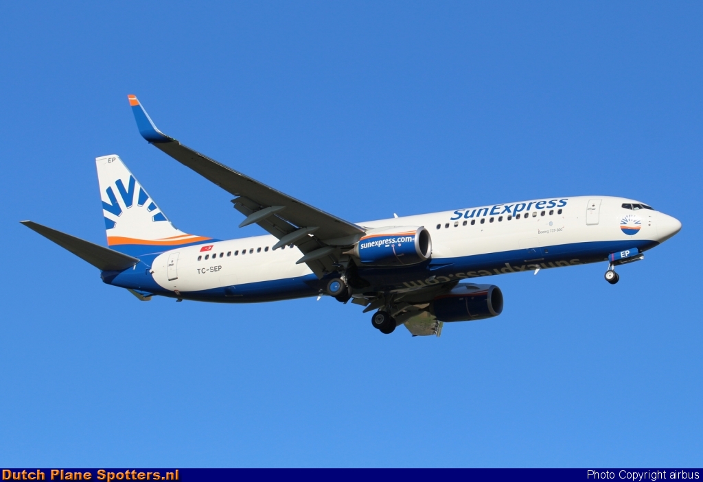 TC-SEP Boeing 737-800 SunExpress by airbus
