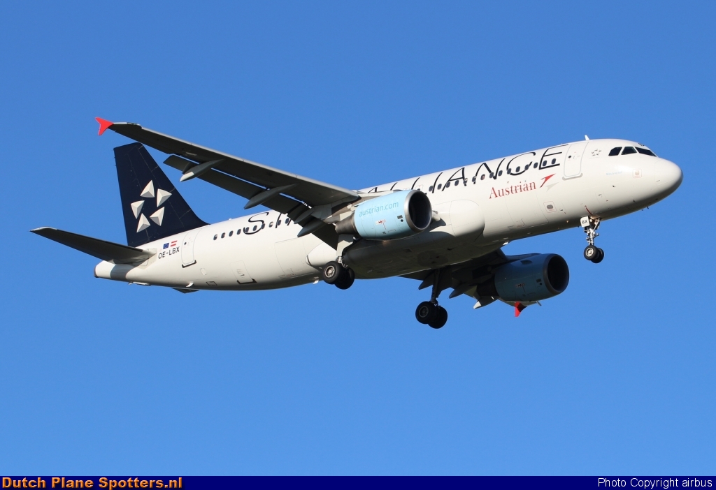 OE-LBX Airbus A320 Austrian Airlines by airbus