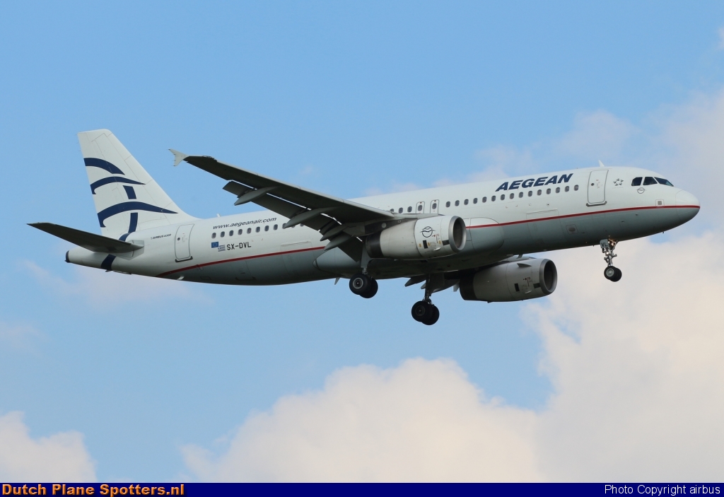 SX-DVL Airbus A320 Aegean Airlines by airbus