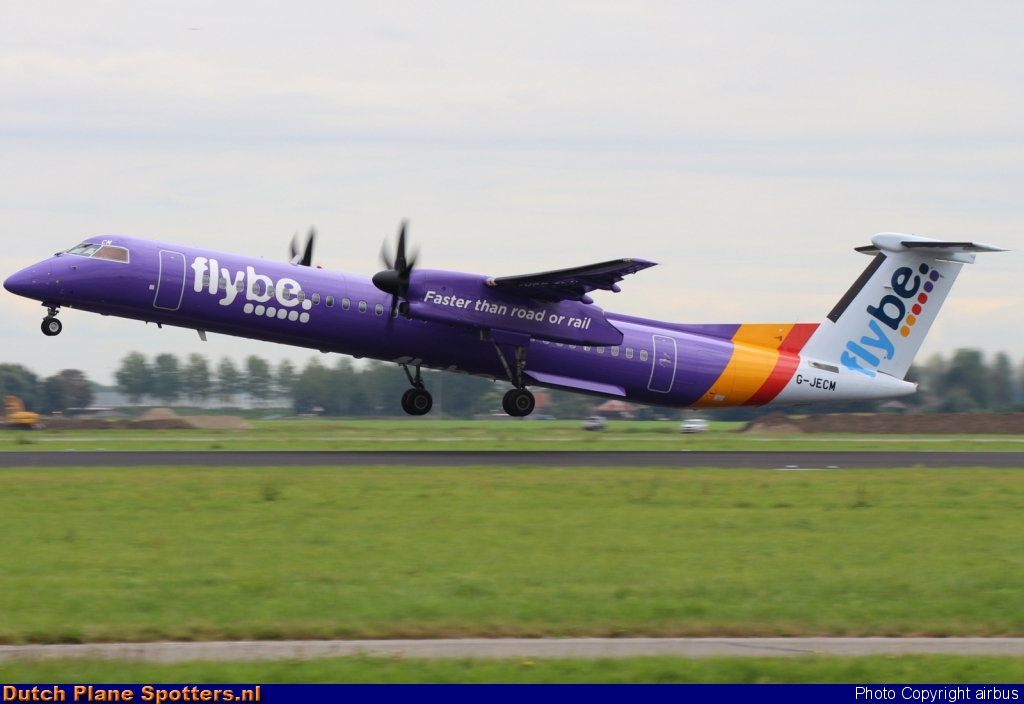 G-JECM Bombardier Dash 8-Q400 Flybe by airbus