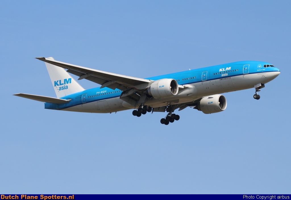 PH-BQH Boeing 777-200 KLM Asia by airbus